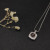 David Yurman 7mm Square Purple Diamond Pendant Necklace