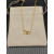 David Yurman Gold-Tone Double Heart Diamond Pendant Necklace