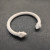 David Yurman 7mm White Colorful Enamel Cuff Bracelet, Fits Wrist Size 16cm - 20cm