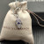David Yurman White Gold-Tone Minions Blue Diamond Necklace