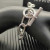David Yurman Sterling Silver Cable Bracelet with Diamond-Set Rotating Clasp