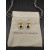 David Yurman Gold Purple Pav&Atilde;&copy; Square Cable Drop Earrings