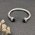 David Yurman 7mm Full Pav&Atilde;&copy; Black Diamond End Cap Bracelet