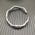 David Yurman Silver 5mm Single Row Diamond Cuff Bracelet