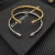 David Yurman 6.2mm Sterling Silver Engraved Cable Bangle Bracelet