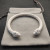David Yurman 7mm White Colorful Enamel Cuff Bracelet, Fits Wrist Size 16cm - 20cm