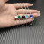 David Yurman Sterling Silver Pav&Atilde;&copy; Turquoise Round Charm Bracelet