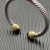 David Yurman 7mm Gold Red Diamond Head Gemstone Bracelet, Fits Wrist Sizes 16&acirc;20cm