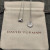 David Yurman Gold Diamond Initial S Disc Pendant Necklace