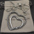 David Yurman 38mm Double Heart Silver Necklace