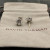 David Yurman 11mm Hexagon Diamond White Crystal Stud Earrings