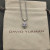 David Yurman Rose Gold Purple Diamond Gumball Necklace, 2mm Chain, 45+5cm Adjustable Length