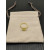 David Yurman Gold 8mm Four-Prong Green Diamond Ring