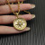 David Yurman Gold Compass White Diamond Necklace