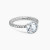 David Yurman 0.7 Carat Four-Prong Diamond Ring with Side Diamonds