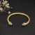 David Yurman 7mm Gold Half Pav&Atilde;&copy; Diamond Cable Cuff Bracelet