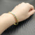 David Yurman Gold-Tone 6.2mm Sculpted Wave Cuff Bracelet