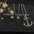 David Yurman Maritime Anchor Black Diamond Necklace
