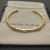 David Yurman Gold 3mm Gold Wire Cuff Bracelet, Fits Wrist Size 15cm - 18cm
