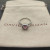 David Yurman Four-Prong Square Purple Diamond Ring