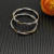 David Yurman Gold and Silver 42mm Infinity Hoop Earrings
