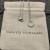 David Yurman Gold Diamond Initial X Disc Pendant Necklace