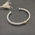 David Yurman 5mm Cable Cuff Bracelet with Single X Station Accent