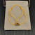 David Yurman Yellow Double Ring Nylon Cord Bracelet