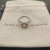 David Yurman Four-Prong Square Champagne Diamond Ring