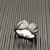 David Yurman Silver-Tone 10mm Diamond Spiral Ring