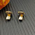 David Yurman Gold Black Pav&Atilde;&copy; Square Cable Drop Earrings