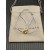 David Yurman Grey Double Ring Gold Nylon Cord Bracelet