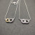 David Yurman Silver Diamond Equestrian Link Necklace, 2mm Chain, 45+5cm Adjustable Length