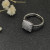 David Yurman Four-Prong Pav&Atilde;&copy; Diamond Ring Silver