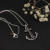 David Yurman Maritime Anchor Black Diamond Necklace