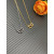 David Yurman Gold-Tone Double Heart Diamond Pendant Necklace