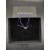 David Yurman Purple Double Ring Gold Nylon Cord Bracelet