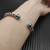 David Yurman 6mm Sterling Silver Turquoise Cable Cuff Bracelet