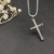 David Yurman Sterling Silver Cross Pendant Necklace