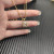 David Yurman Gold Square White Diamond Pendant Necklace, 1.5mm Chain, Length 45cm + 5cm