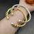 David Yurman 4mm Gold Twisted Cable Pearl Bracelet