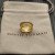 David Yurman Gold Pav&Atilde;&copy; Twisted Cable Ring