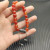 David Yurman 8mm Stretch Red Agate Bracelet