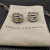 David Yurman Silver Double Cylinder Cross Ring