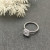 David Yurman Four-Prong Square White Diamond Ring