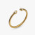 David Yurman 5mm Gold Pav&Atilde;&copy; Diamond Round Cuff Bracelet, Fits Wrist Size 16cm - 20cm