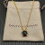 David Yurman 11mm Four-Prong Black Pav&Atilde;&copy; Diamond Necklace