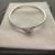 David Yurman 3mm Cable Twist Pav&Atilde;&copy; Diamond Cuff Bracelet, Length 17cm / 19cm