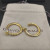 David Yurman Cable Pav&Atilde;&copy; Diamond Gold Hoop Earrings