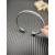 David Yurman Silver 4mm Three-Row Double End Cuff Bracelet